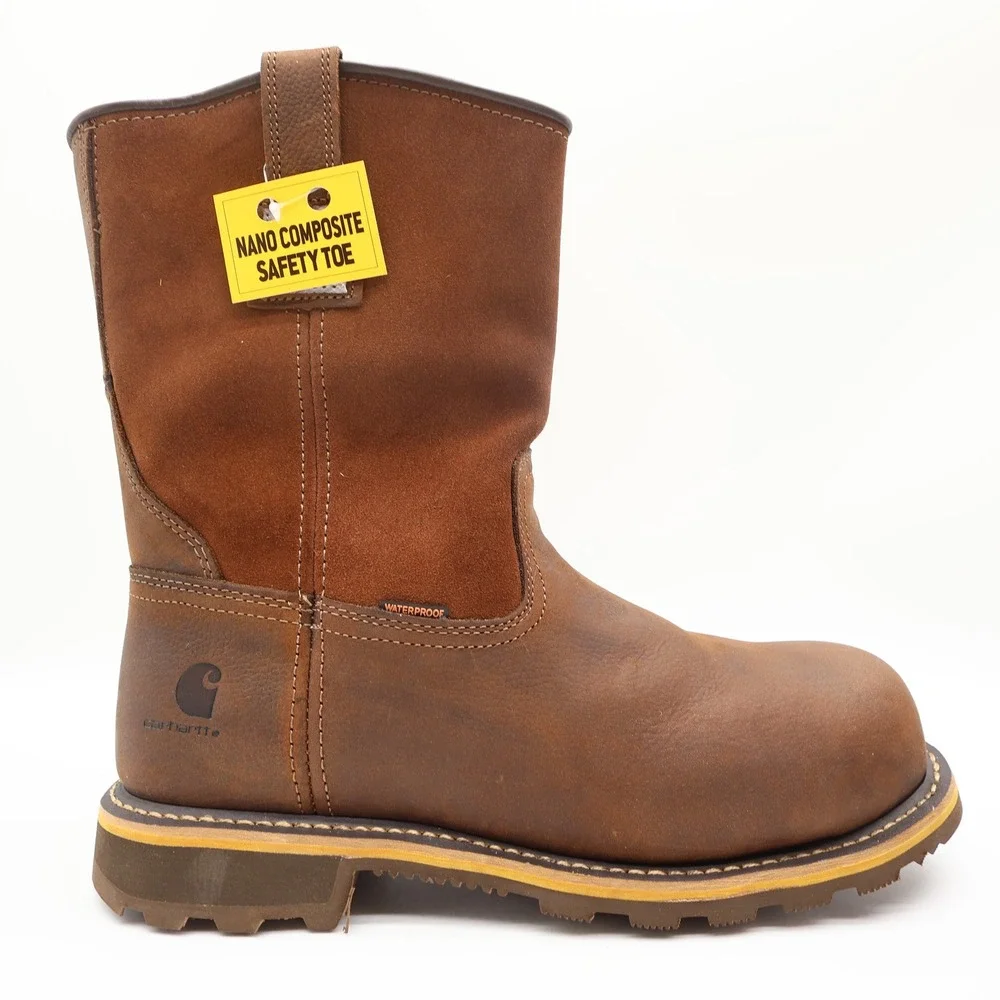 Carhartt Modern Work Boots Mens 12 M Brown Leather Safety Composite Toe NWT